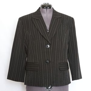 George Stretch Pinstripe Blazer